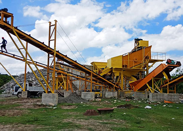 Planta de trituradora de cono enviada a Filipinas otra vez